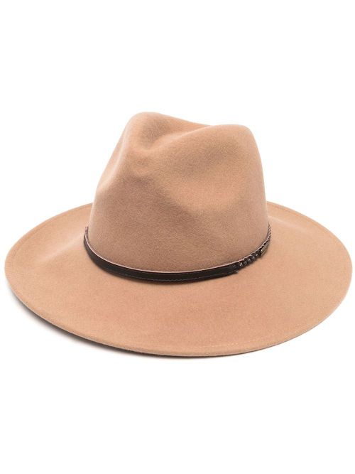Tack wool fedora - Brown