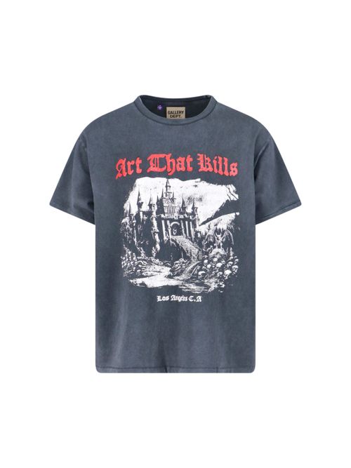 Men's Vintage-Style Cotton Graphic T-Shirt
