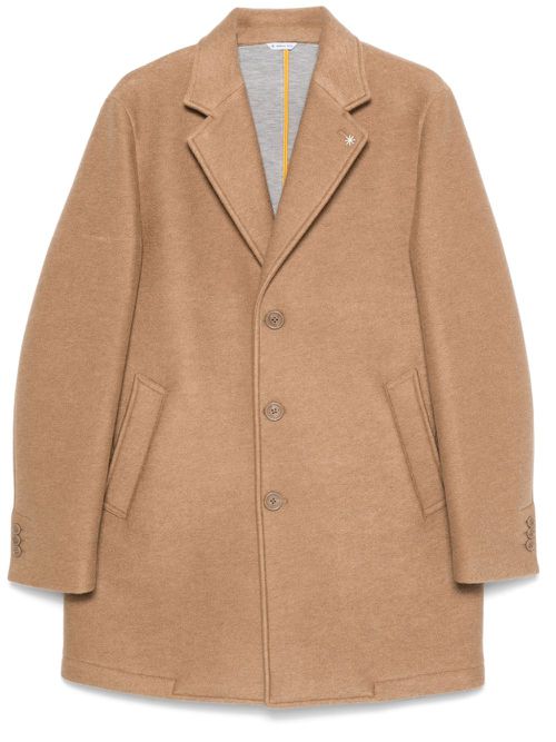 Single-breasted coat - Brown