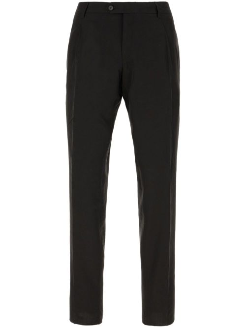 Straight-leg trousers - Black