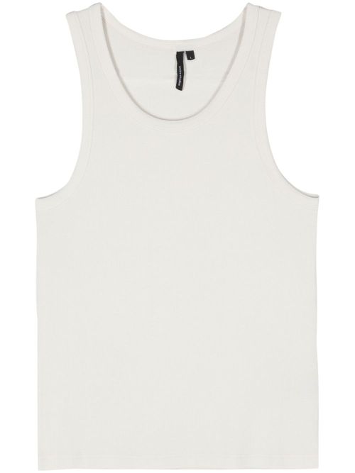Ribbed tank top - Neutrals