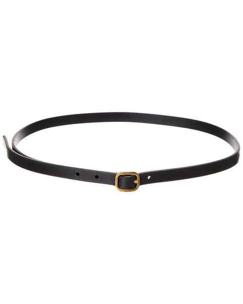 Rounded Leather Belt