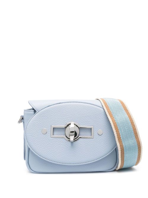 Small Tina Daily leather shoulder bag - Blue