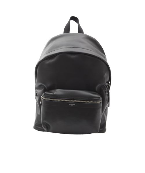City backpack in matte leather