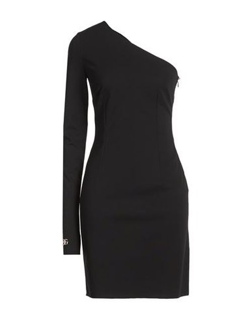 Woman Mini dress Black Size 8 Viscose, Polyamide, Elastane