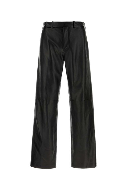 Black Nappa Leather Pant