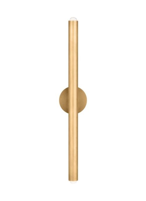 Natural Brass LED Wall Sconce from the Ebell Collection