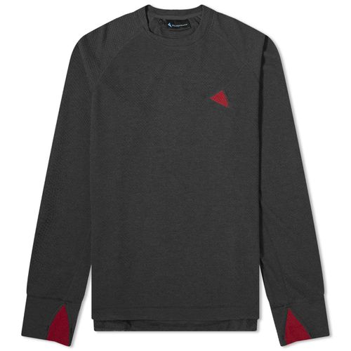 Men's Huge Thermal Crew Sweat Raven/Burnt Russet