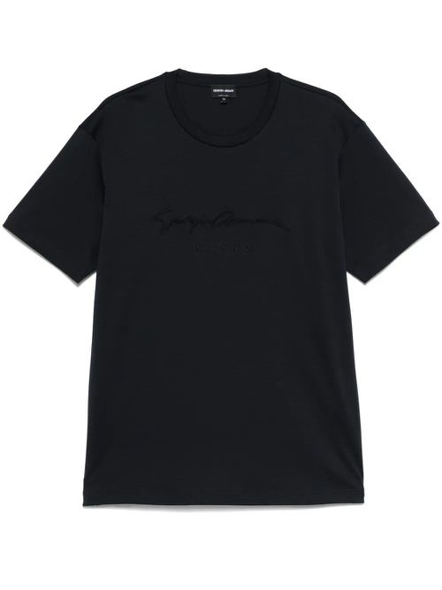 Pure Cotton Interlock Signature Logo T-Shirt