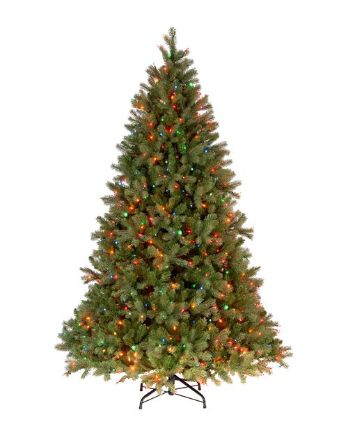 National Tree Company 6.5ft Feel-Real Downswept Douglas Fir Hinged Tree with 650 Multi Lights