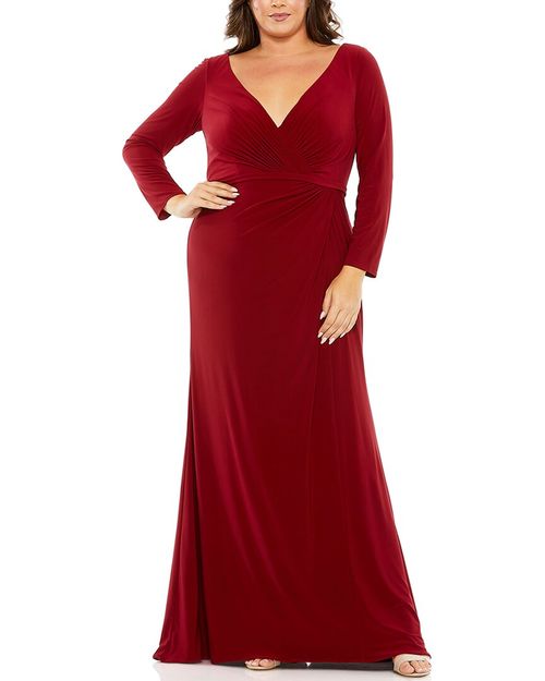 Fabulouss Plus Column Gown