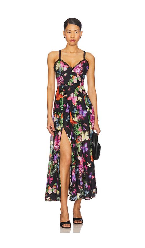 Charo Ruiz Ibiza Iraso Dress in Yellow. M. Also in