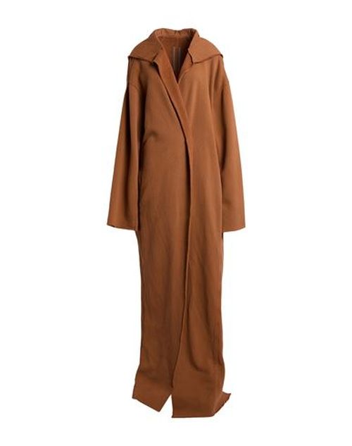 Woman Coat Camel Size S Cotton