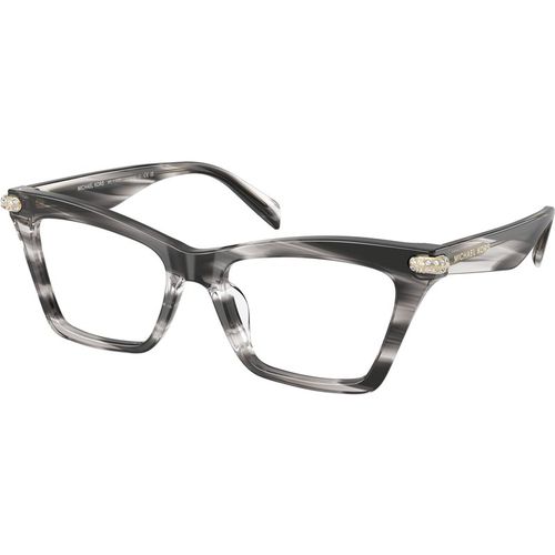 Michael Kors Mujer Michael Kors MK4185BU JAMAICA 4034 Monturas ópticas Acetato Negro Transparente Cat Eye Norma