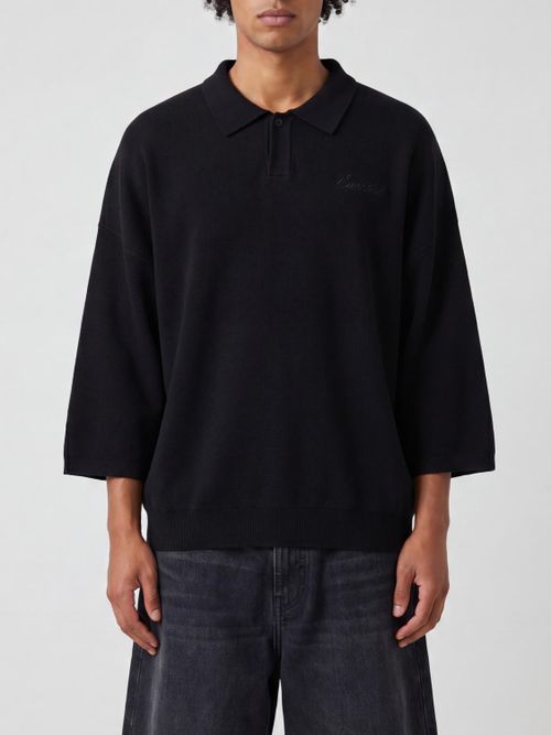 Polo Shirt Men color Black