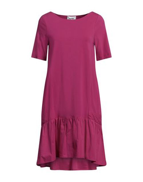 Alpha Studio Woman Mini dress Magenta Size 2 Cotton, Elastane