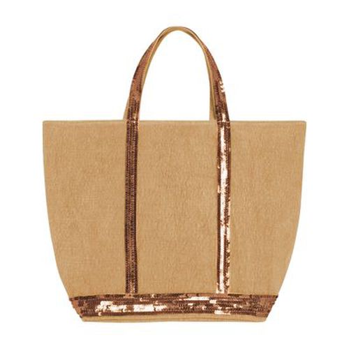 Linen M cabas tote
