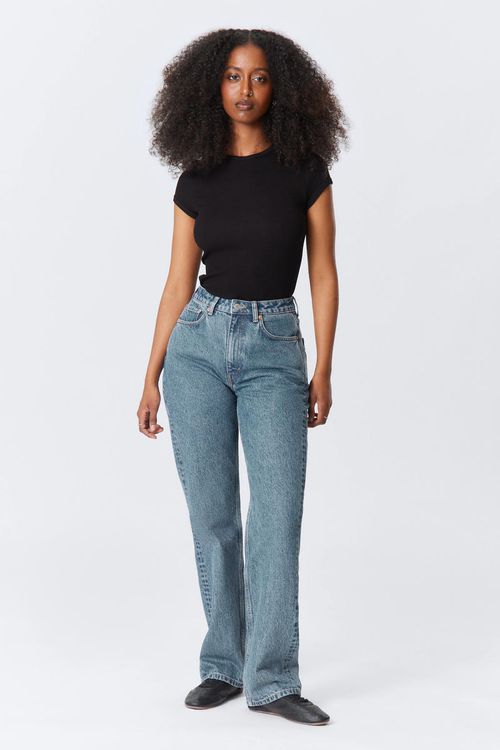 Resolute Curve High Waisted Regular Straight Jean
