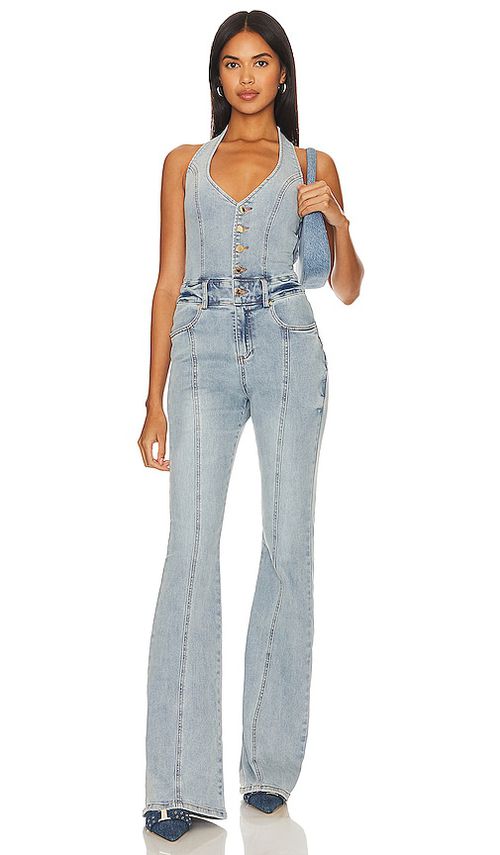 Retrofete Cynthia Jumpsuit in Vintage Celeste.  M also in