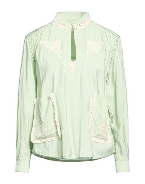 Woman Shirt Light green Size 3 Viscose, Polyamide