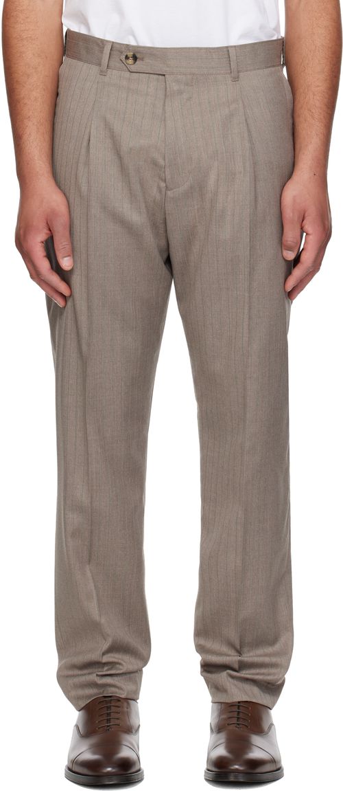 Brown Wool Trousers
