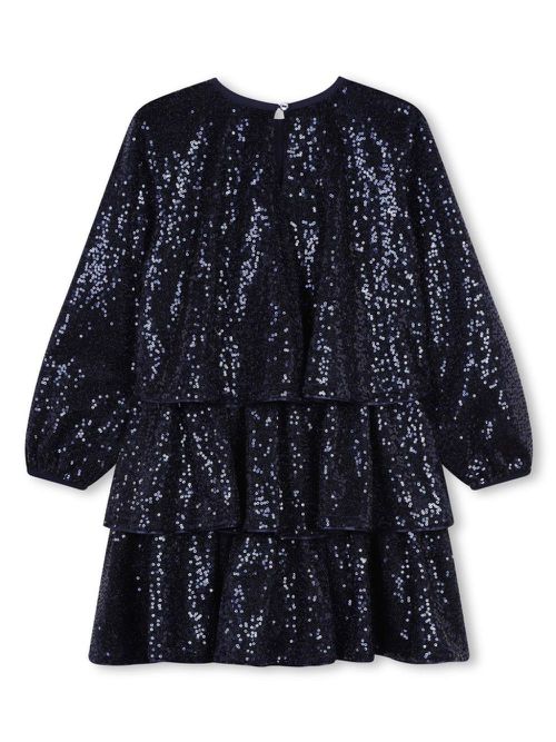 Sequin tiered dress - Blue