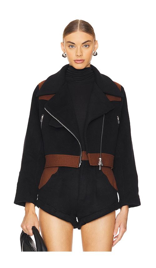 Understated Leather JACKE LOVE STORY in Black. Größe XL. Also in L, M
