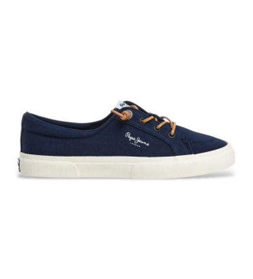 Pepe Jeans for woman. PLS31590 Trainers Kenton Block navy (40), Flat, Laces, Casual