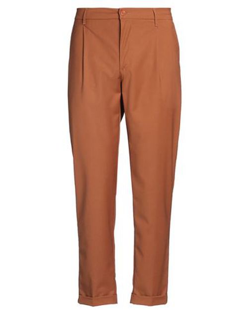 Man Pants Brown Size 30 Polyester, Viscose, Elastane