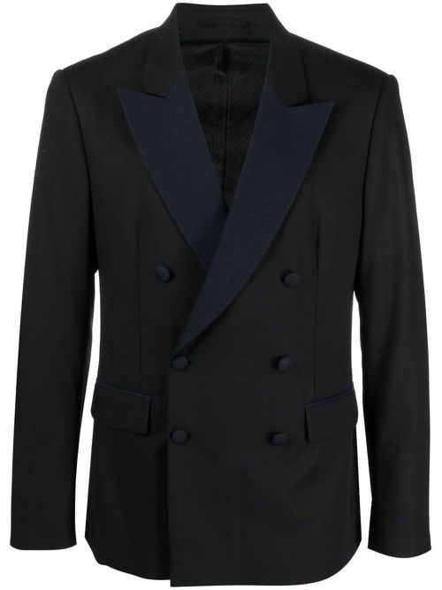 Double-breasted blazer - Black