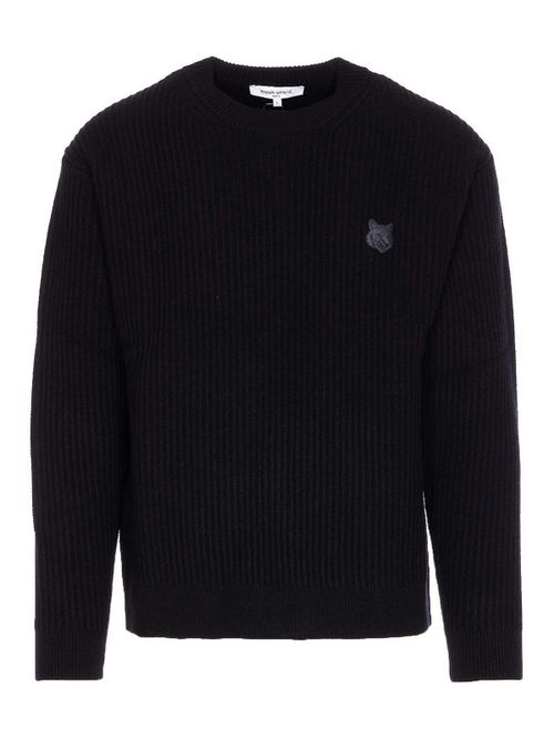 Black Fox Head Sweater
