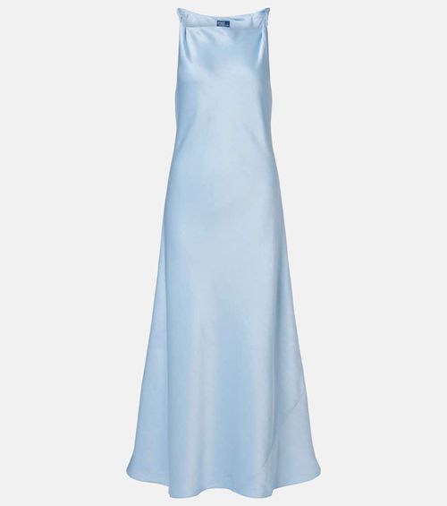 Twisted satin gown