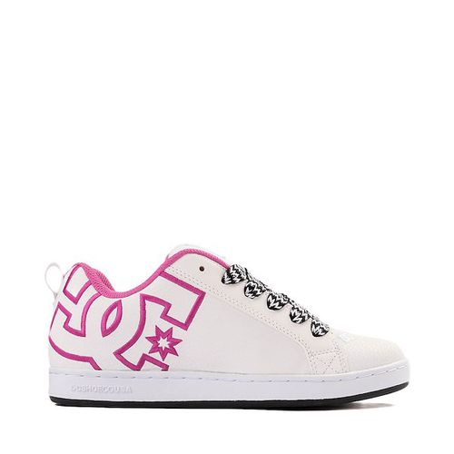 Womens DC Court Graffik Skate Shoe - White / Pink
