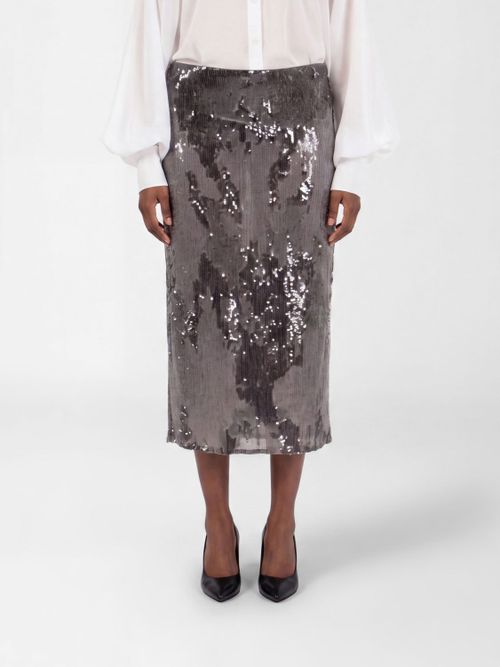 Skirt Woman color Silver