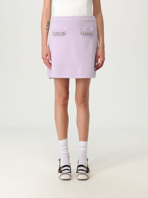 Skirt Woman color Lilac