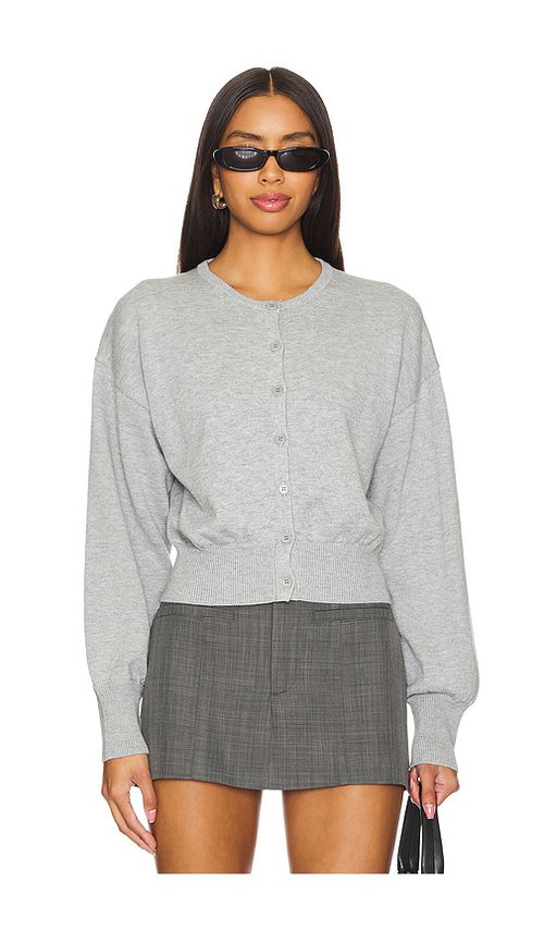 Lovers and Friends Kehlani Knit Cardigan in Heather Grey.  S also in L, M