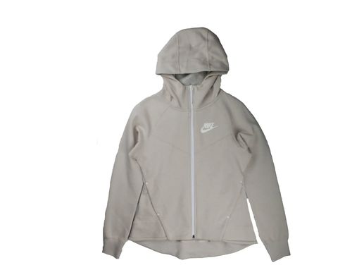 Sportswear Tech Fleece Windrunner Women Hoodie Desert Sand/White