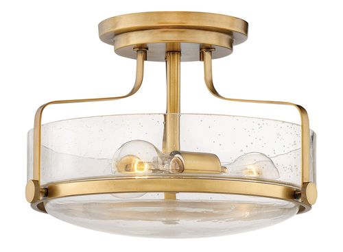 Heritage Brass LED Semi-Flush Mount from the Harper Collection