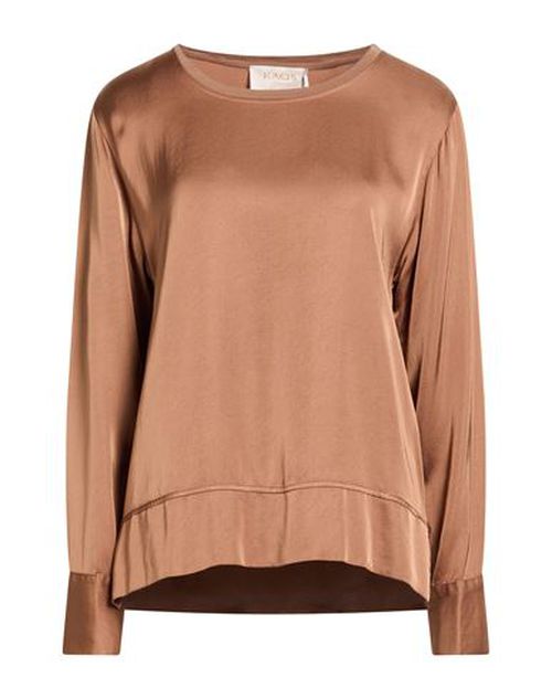 Woman Top Brown Size S Viscose