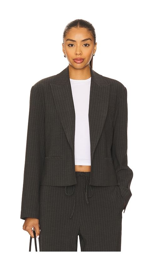 NIA Nerys Blazer in Charcoal. - XS also in L, M