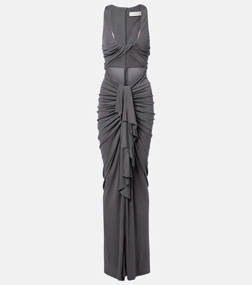 Vivenda cutout gathered gown