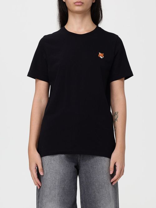 T-Shirt MAISON KITSUNÉ Woman color Black