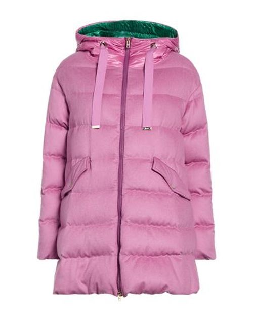Woman Puffer Mauve Size 10 Silk, Cashmere