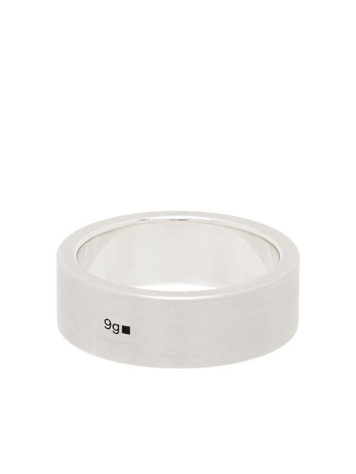 La 9g brushed ribbon ring - Silver