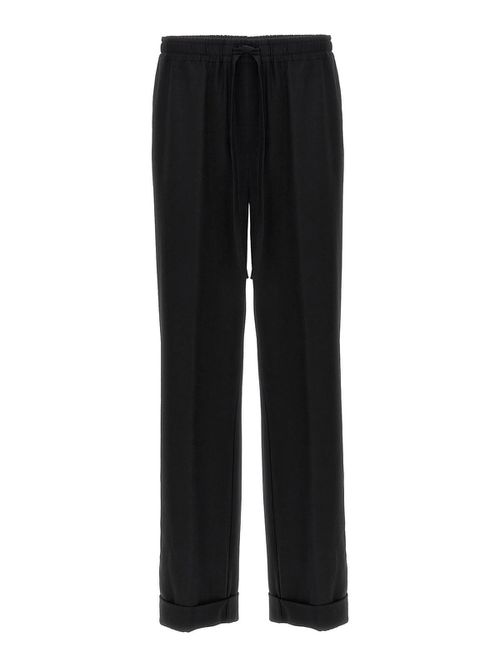 Contrast Piping Pants