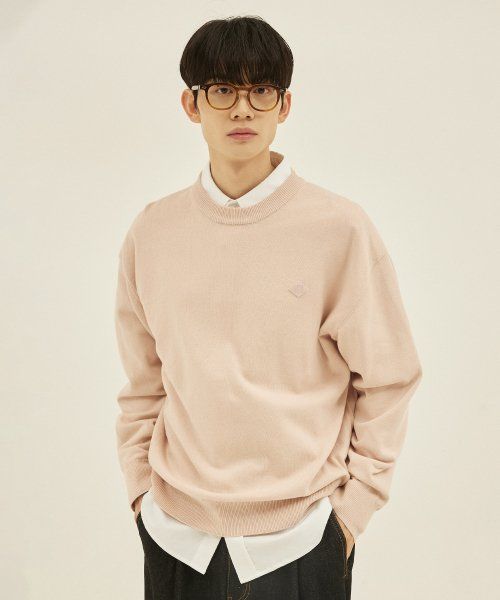 OVER FIT ROUND KNIT