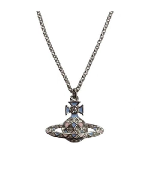 Saturn pendant necklace