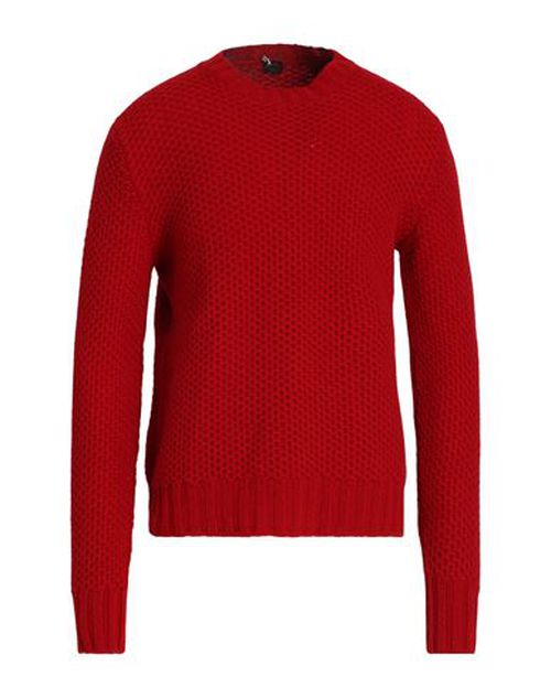 Man Sweater Red Size 36 Lambswool