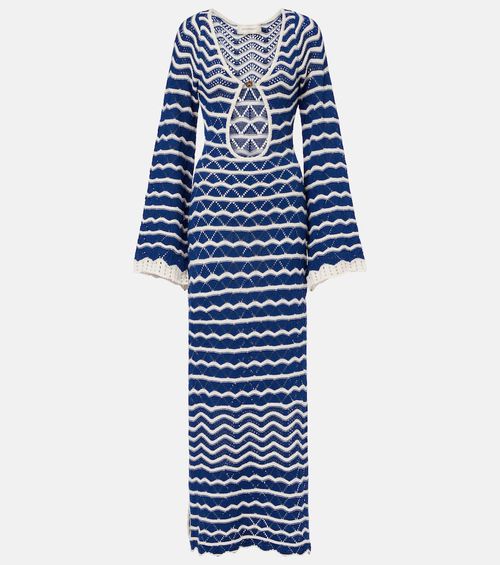 Rey knitted cotton-blend maxi dress