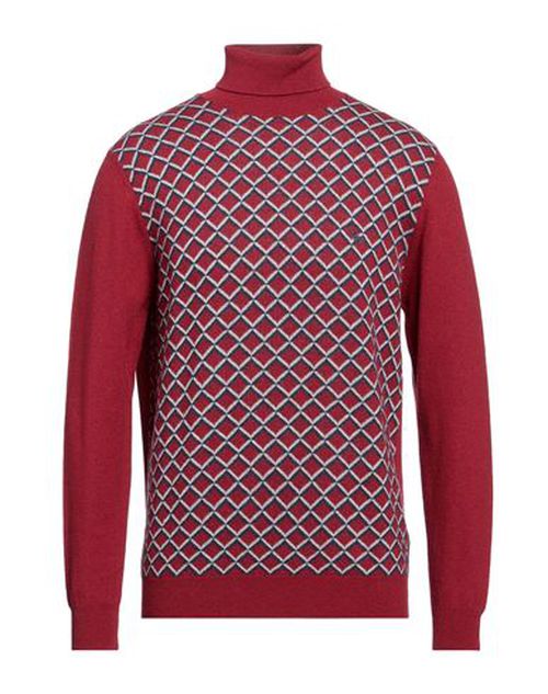 Harmont & Blaine Man Turtleneck Brick Size 3XL Wool